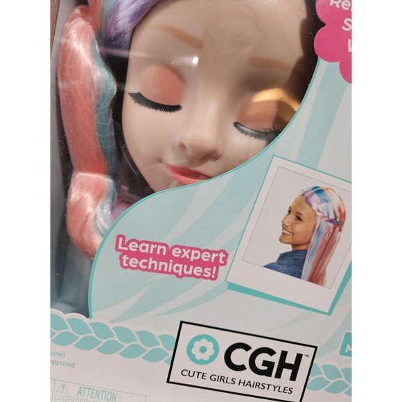 SOLD Styling Head Play Doll With Fashion Hair Accessories And BONUS Pretend Wig - Picture 5 of 9